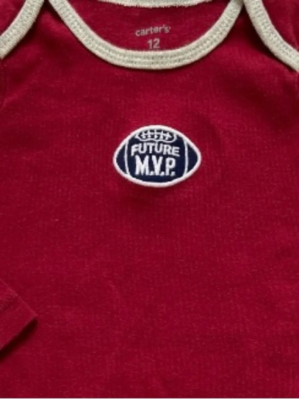 Carter’s Baby Boy Clothes Lot 12 Months - 7pc Mix & Match Football Bear Outfits
